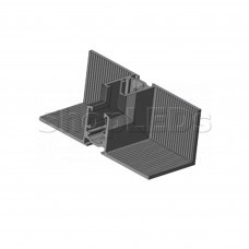 Коннектор угловой MAG-MICROCOSM-CON-FDW-L90-INT (BK, внутренний) (Arlight, IP20)