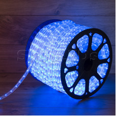 Дюралайт LED, постоянное свечение (2W) - синий, бухта 100м
