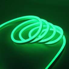 Неоновая лента светодиодная SMD 220В 2835, 120 LED/м, 6 Вт/м, 220В , IP65, Цвет: Зеленый SL00-00007393 NE-2180-220-6-G-65