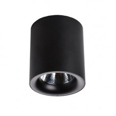 584 Светильник накладной,круглый,LED,12W(Нейтральный свет) корпус черный